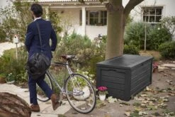 Keter Westwood Opbergbox - 570 L - 155x72.4x64.4 Cm - Grafiet -Tuingereedschap Serie Winkel 1200x801 23