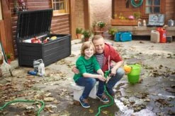 Keter Brightwood Opbergbox - 455L - 145x69,7x60,3 Cm - Grafiet -Tuingereedschap Serie Winkel 1200x801 25