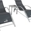 MaxxGarden Ligbed Set - 2 Stuks Zwart - Met Tafel - Sun Loungers - Loungebed -Tuingereedschap Serie Winkel 1200x809 7