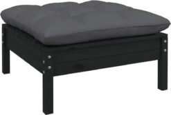 VidaXL 3-delige Loungeset Met Kussens Massief Grenenhout Zwart 23 VidaXL 3-delige Loungeset Met Kussens Massief Grenenhout Zwart -Tuingereedschap Serie Winkel 1200x811 6