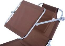 Outsunny Ligstoel Ligbank Voor Buiten Ligstoel Voor Op Het Strand Inklapbaar Met Zonnedak 3 Kleuren 84B-001 -Tuingereedschap Serie Winkel 1200x849 4