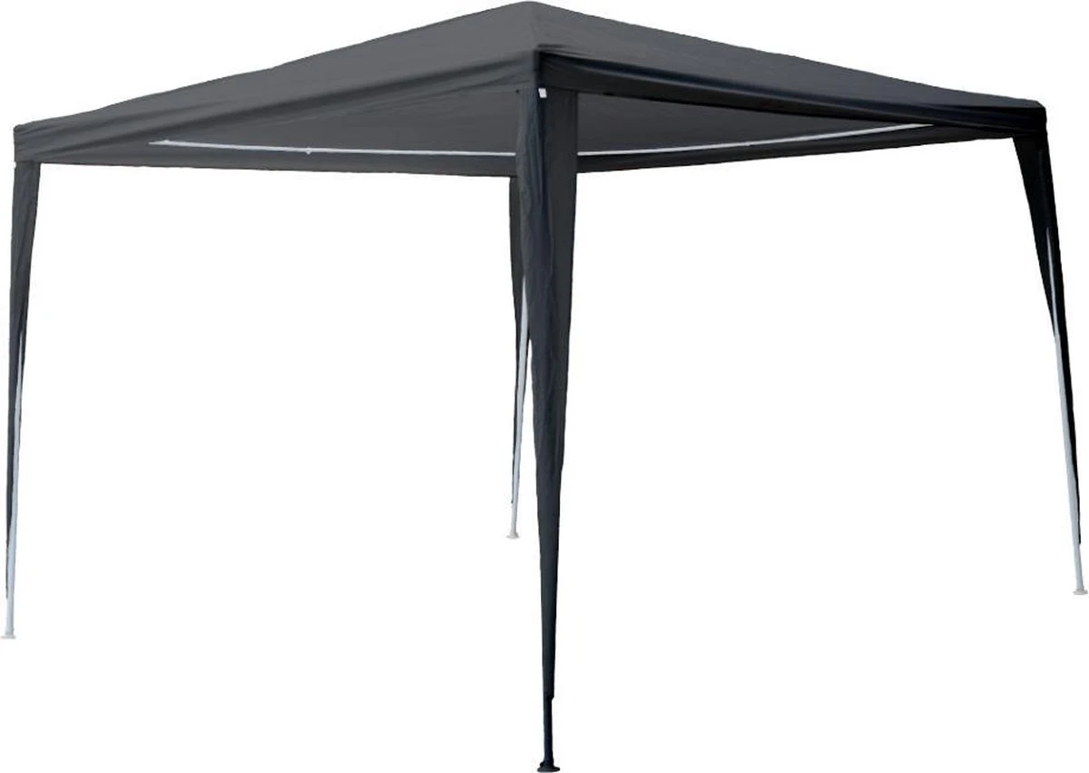 Garden Royal Partytent 3x3m Grijs Met 2 Zijwanden 5 Garden Royal Partytent 3x3m Grijs Met 2 Zijwanden - Afbeelding 3