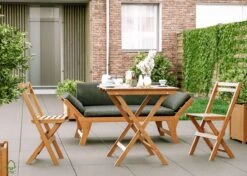 Bistro Set Hout Balkonset FSC – Patio Set Tuin – Houten Frans Tuinsetje – Kleine Tuinset – Complete Kleine Balkon Tafelset Met Gratis Bijzettafel – Hardhout FSC Balkonstoelen & Balkon Tafel - Tuintafel En Stoelen - Bistroset Van Hout – Balcony Set -Tuingereedschap Serie Winkel 1200x857 9