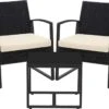 Songmics Tuinmeubelset, 3-delige Set, Van Polyrotan, Voor Outdoor, Terras, Balkon, Tuin, Eenvoudige Montage, Bijzettafel En 2 Stoelen, Zwart-beige 1 Songmics Tuinmeubelset, 3-delige Set, Van Polyrotan, Voor Outdoor, Terras, Balkon, Tuin, Eenvoudige Montage, Bijzettafel En 2 Stoelen, Zwart-beige -Tuingereedschap Serie Winkel 1200x860 3