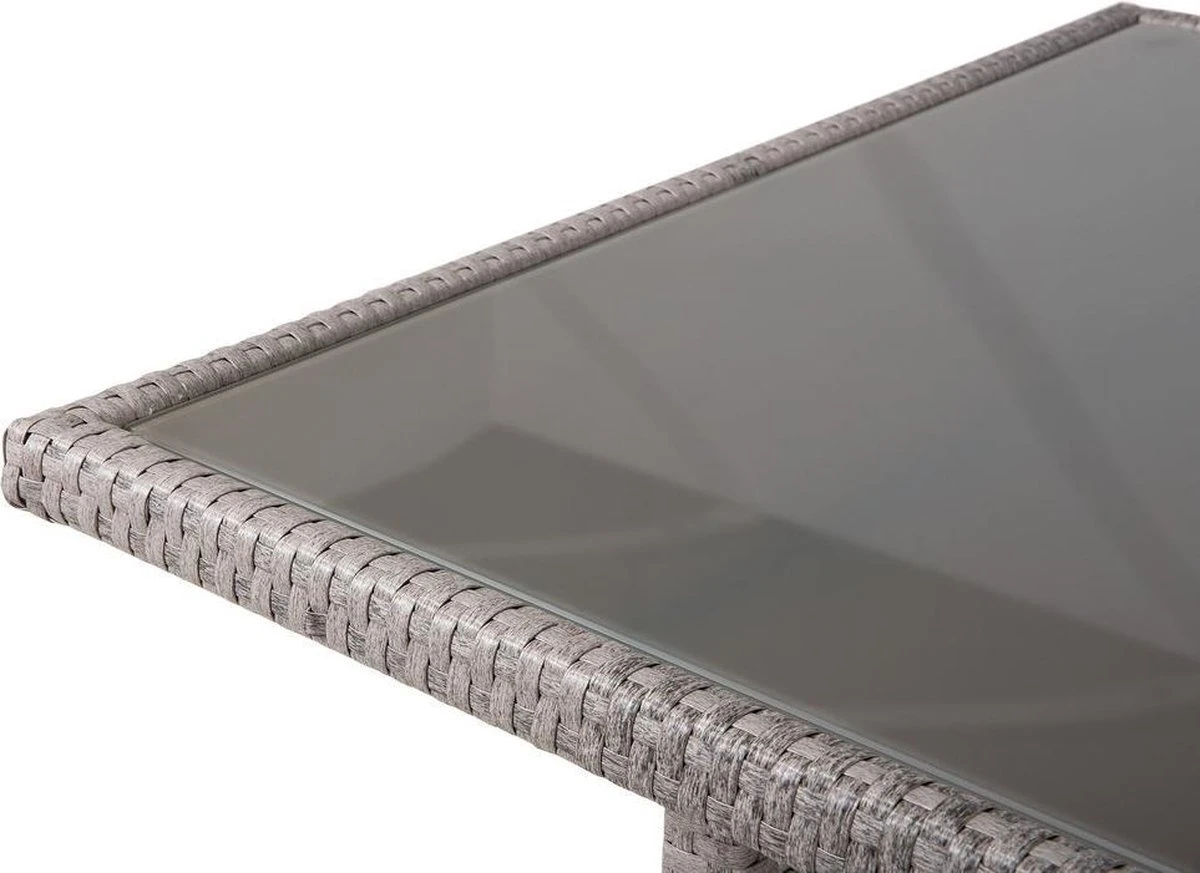 Beliani VITERBO - Loungeset Voor 8 - Grijs - PE Rotan 13 Beliani VITERBO - Loungeset Voor 8 - Grijs - PE Rotan - Afbeelding 11