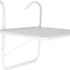 Luxe Inklapbare Balkontafel – 52 X 40 X 56cm – Wit – Hangend – Balkonbar – Balkontafels – Balkontafeltje – Hangtafel Balkon – Balcony Table – Voor Aan Het Balkon – Ophangbaar – Opklapbaar – Tafel – Inklapbaar – Buiten – Tafeltje – Klaptafel -Tuingereedschap Serie Winkel 1200x876 3