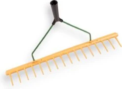 Excellent - Blad Hark - Polyhark Recht Rand - Tuin En Gazon Hark - Handhark - Grashark - Hark Zonder Steel - 16 Tanden - Rood - 65 CM -Tuingereedschap Serie Winkel 1200x881 1