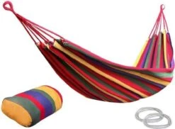 Hangmat - 200x80cm - 1 Persoons - Multi Color -Tuingereedschap Serie Winkel 1200x884 3