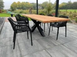 Tuinstoel - Air XL - Zwart - Siesta -Tuingereedschap Serie Winkel 1200x899 24