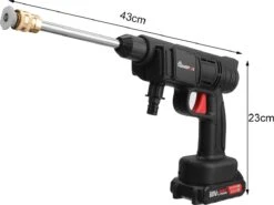 Merkloos Elektrische Accu-Hogedrukreiniger - 1.2mpa - Multifunctioneel Mondstuk - Draagbaar Oplaadbaar Snoerloos - Reinigingsspuitpistool - Met Rijke Accessoires - Voor Auto, Tuin, Terras, Raam - Zwart 21 Merkloos Elektrische Accu-Hogedrukreiniger - 1.2mpa - Multifunctioneel Mondstuk - Draagbaar Oplaadbaar Snoerloos - Reinigingsspuitpistool - Met Rijke Accessoires - Voor Auto, Tuin, Terras, Raam - Zwart -Tuingereedschap Serie Winkel 1200x899 4