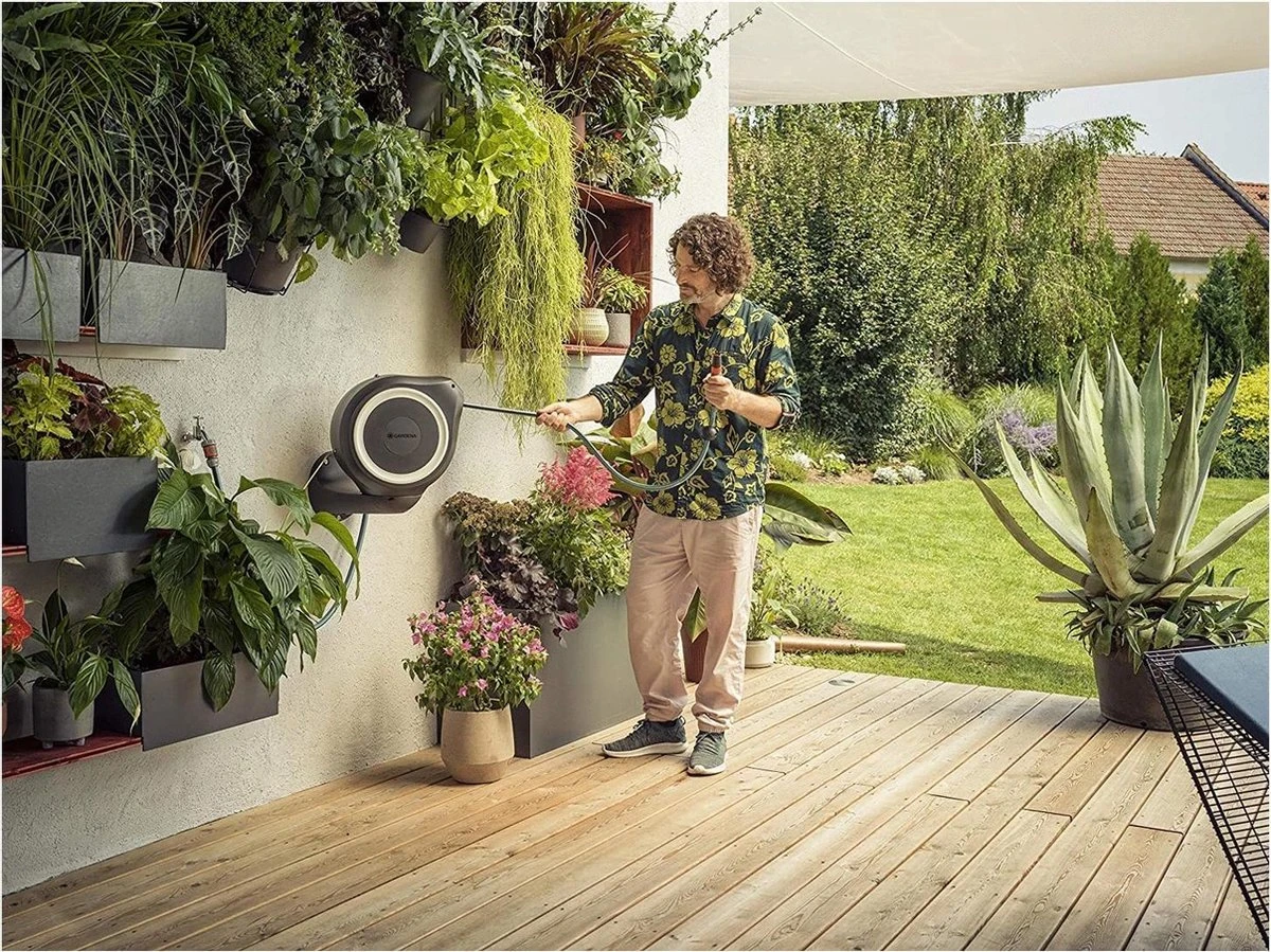 GARDENA - Wandslangenbox RollUp S - Slanghouder - 15 Meter - Ø 11 Mm 7 GARDENA - Wandslangenbox RollUp S - Slanghouder - 15 Meter - Ø 11 Mm - Afbeelding 5