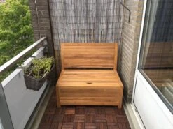 Kleine Teakhouten Tuinbank Met Opbergruimte - 100 X 60 X 90 Cm - Duurzaam Teakhout - Blijft Strak En Mooi - Sterke Constructie Om Lang Mee Te Gaan -Tuingereedschap Serie Winkel 1200x900 71