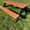 Goedkopepicknicktafels.nl | Zwart Bruine XL Picknicktafel Bruno | Tuintafel 6 Persoons | Bruin Zwart Gespoten Gedroogd Grenen Hout! -Tuingereedschap Serie Winkel 1200x911 10