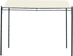 Outsunny Pergola Partytent Paviljoen Overkapping Tent Metaal Crème 297x297 Cm 84C-038 -Tuingereedschap Serie Winkel 1200x923 3