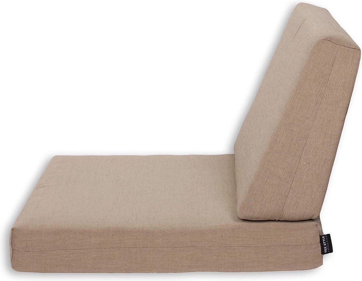 Universeel Lounge Kussen Strak Schuin Uni Zand 3 Universeel Lounge Kussen Strak Schuin Uni Zand