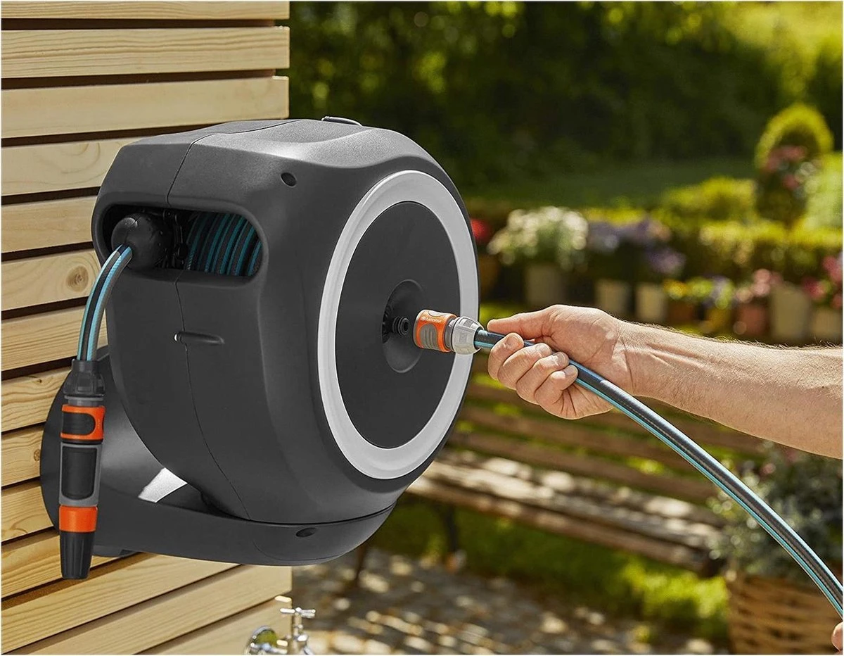 GARDENA - Wandslangenbox RollUp S - Slanghouder - 15 Meter - Ø 11 Mm 6 GARDENA - Wandslangenbox RollUp S - Slanghouder - 15 Meter - Ø 11 Mm - Afbeelding 4