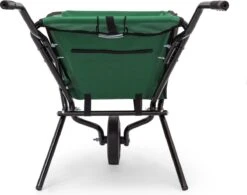 Relaxdays Kruiwagen Opvouwbaar - Inklapbare Tuinwagen - Vouwkruiwagen - Groen - 50 L -Tuingereedschap Serie Winkel 1200x948