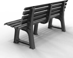 Casaria Tuinbank Orchidea – Kunststof/240kg Belastbaar – Antraciet -Tuingereedschap Serie Winkel 1200x950 2