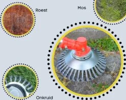 Merkloos Onkruidborstel Voor Bosmaaier | 200mm 20 Cm Staalborstel Nieuw | Universele Onkruidborstel 200 Mm - Onkruidverwijderaar - Voegenborstel - Grastrimmer -Tuingereedschap Serie Winkel 1200x954 4