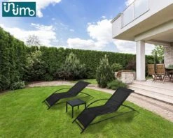 Intimo Ligbeddenset + Tafel - Zwart - 163x60x65/45x45x40 -Tuingereedschap Serie Winkel 1200x960 11