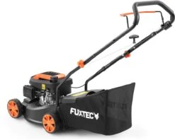 FUXTEC Grasmaaier Benzine - 41cm - 80cc - Duwmaaier - Opvangbak 45L - FX-RM4180 -Tuingereedschap Serie Winkel 1200x964 1