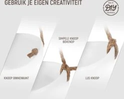 Plantenhanger Keramiek – Set Van 3 – Wit Steen- Hangpot – Hangende Bloempot Plantenpot - 3 Verschillende Koorden - 18 X 11 X 7 Cm -Tuingereedschap Serie Winkel 1200x965 3