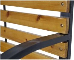 Dutcc 41142 - Tuinbank - Woodstock - 120 Cm – Zwart -Tuingereedschap Serie Winkel 1200x972 8