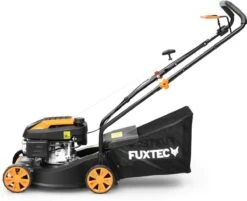 FUXTEC Grasmaaier Benzine - 41cm - 80cc - Duwmaaier - Opvangbak 45L - FX-RM4180 -Tuingereedschap Serie Winkel 1200x976 1