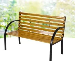 Dutcc 41142 - Tuinbank - Woodstock - 120 Cm – Zwart -Tuingereedschap Serie Winkel 1200x978 4