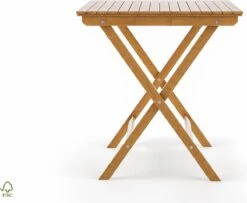 Bistro Set Hout Balkonset FSC – Patio Set Tuin – Houten Frans Tuinsetje – Kleine Tuinset – Complete Kleine Balkon Tafelset Met Gratis Bijzettafel – Hardhout FSC Balkonstoelen & Balkon Tafel - Tuintafel En Stoelen - Bistroset Van Hout – Balcony Set -Tuingereedschap Serie Winkel 1200x984 2