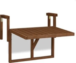 Relaxdays Balkontafel Inklapbaar - Klaptafel Balkon - Tafel Reling - Hangtafel Hout -Tuingereedschap Serie Winkel 1200x990 5