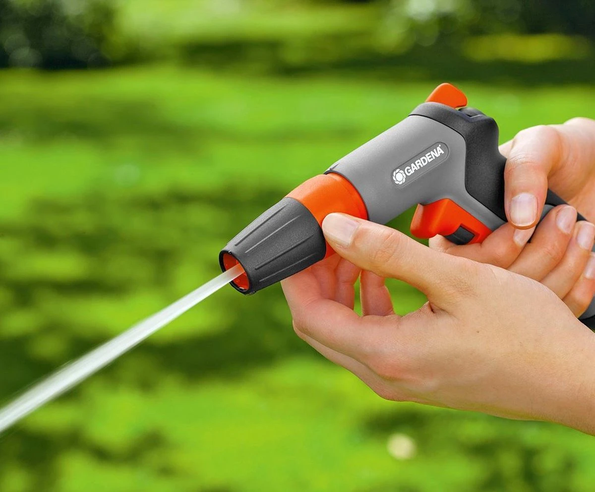 GARDENA - Classic Reinigingspistool - Spuitpistool - Traploos Instelbaar 4 GARDENA - Classic Reinigingspistool - Spuitpistool - Traploos Instelbaar - Afbeelding 2