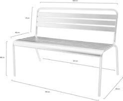 MaximaVida Metalen Tuinbank Max 120 Cm Olijfgroen -Tuingereedschap Serie Winkel 1200x992 1