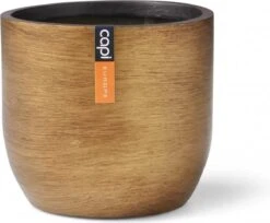 Capi Europe - Bloempot Bol Retro - 23x21 - Goud - Bloempot Voor Binnen - BRTG134 -Tuingereedschap Serie Winkel 1200x992 7