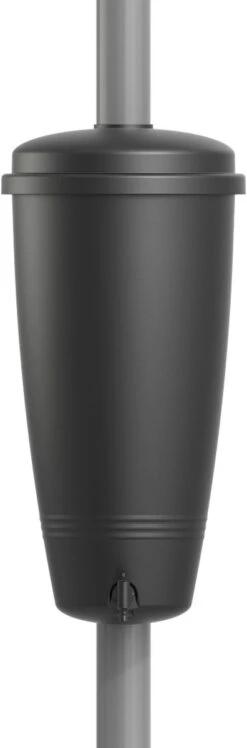 Elho Green Basics Rain Catcher 33 - Regenton Voor Balkonbuiten - Ø 33.5 X H 73.5 Cm - Zwart/Living Black -Tuingereedschap Serie Winkel 396x1200 2