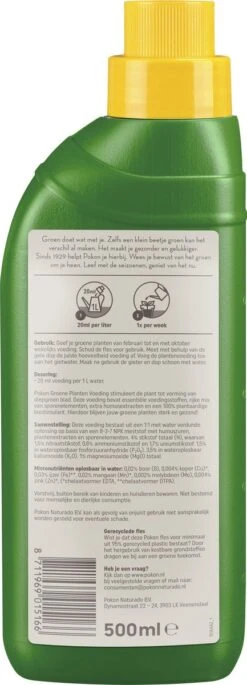 Pokon Groene Planten Voeding - 500ml - Plantenvoeding - 20ml Per 1L Water -Tuingereedschap Serie Winkel 433x1200