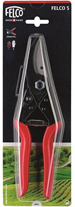 Felco 5 Snoeischaar - Voor Grote Handen - Max. Knipdiameter 25 Mm - Lengte 225 Mm -Tuingereedschap Serie Winkel 435x1200