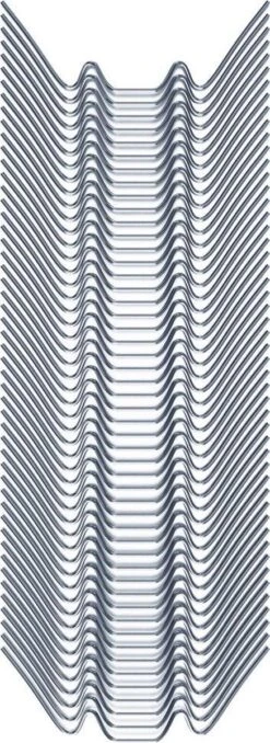 Deuba Broeikas Glasklemmen – 100 Stuks 85x30mm – RVS Zilver