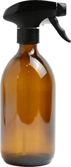 Groeikruid® Plantenspuit | 500 Ml Amber Glas | Met Zwarte Spraykop | Plantensproeier Binnen | Waterverstuiver | Verstuiver | Waterspuit -Tuingereedschap Serie Winkel 513x1200