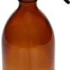 QUVIO Sprayfles - Spuitfles - Plantenspuit - Schoonmaak Spuit - Huishoudspray - Leeg/Hervulbaar - Kamerspray - Allesreiniger - Glazen Sprayflacon - Waterspuit - Kappersspuit - 500 Ml - Glas - Bruin - Zwart