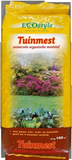 ECOstyle Tuinmest Organische Meststof - Border & Siertuin - Natuurlijke Meststof Gazon - 120 Dagen Voeding- 100 M² - 10 KG -Tuingereedschap Serie Winkel 540x1200 5