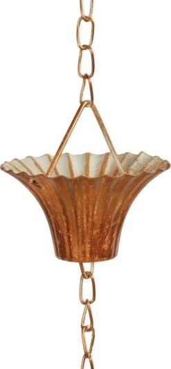 Esschert Design Regenketting 254 Cm Staal Koper -Tuingereedschap Serie Winkel 557x1200