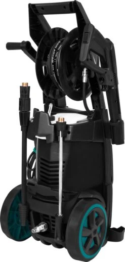 VONROC PRO Hogedrukreiniger V25-2 – 2500W – 195 Bar – 468 L/h – Duurzame Inductiemotor – Incl. 8m Slang, Slanghaspel, Terrasreiniger, Reinigingstank En Meer -Tuingereedschap Serie Winkel 572x1200