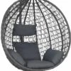 Bircim Hangstoel Ei/Egg-Vorm Met Dikke Kussens - Voor Binnen En Buiten - Incl. Standaard, Onderstel & Kussens - Antraciet -Tuingereedschap Serie Winkel 613x1200 1