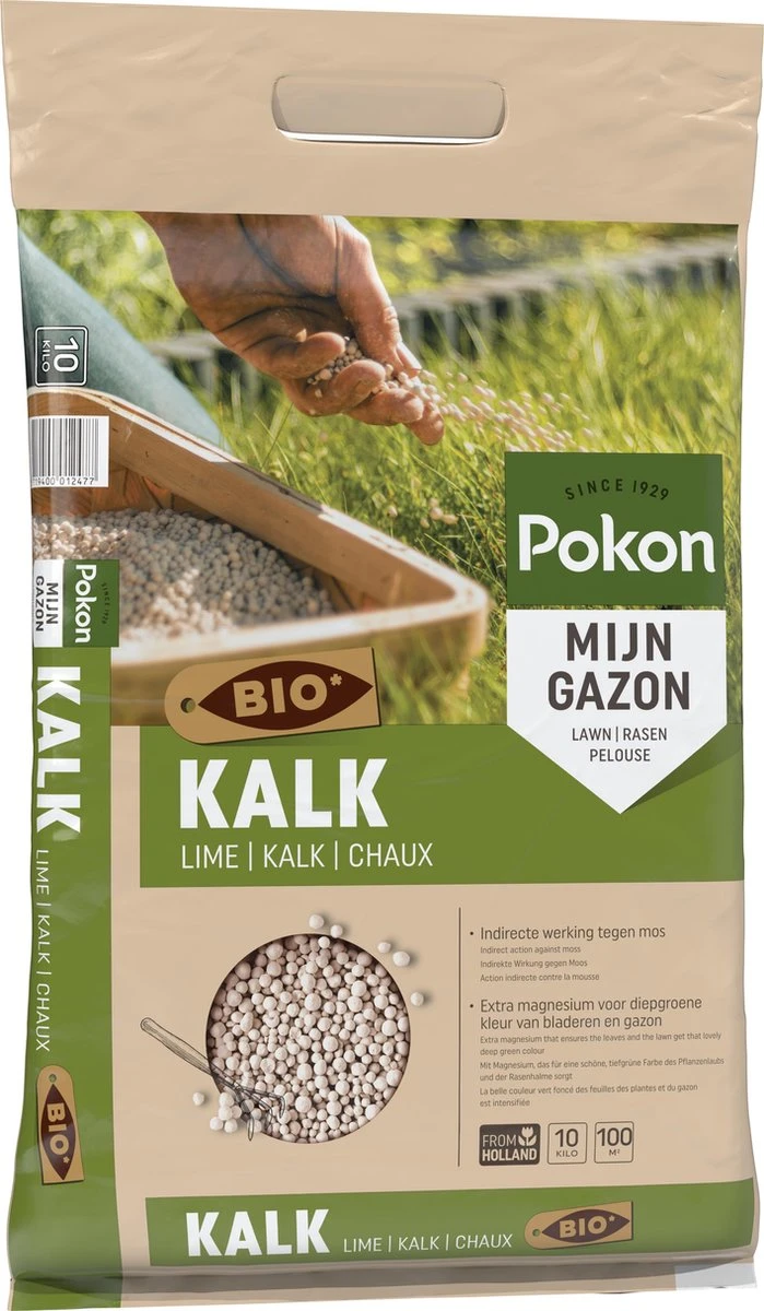 Pokon Bio Kalk - 10kg - Voor Een Betere Bodemstructuur 4 Pokon Bio Kalk - 10kg - Voor Een Betere Bodemstructuur - Afbeelding 2