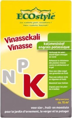 ECOStyle Vinassekali Organische Meststof - Vuor Kaliumtekort - Voor Moestuin, Siertuin En Fruit - Hoger Weerstand Tegen Droogte & Vorst - 15M² - 800 GR -Tuingereedschap Serie Winkel 732x1200 5
