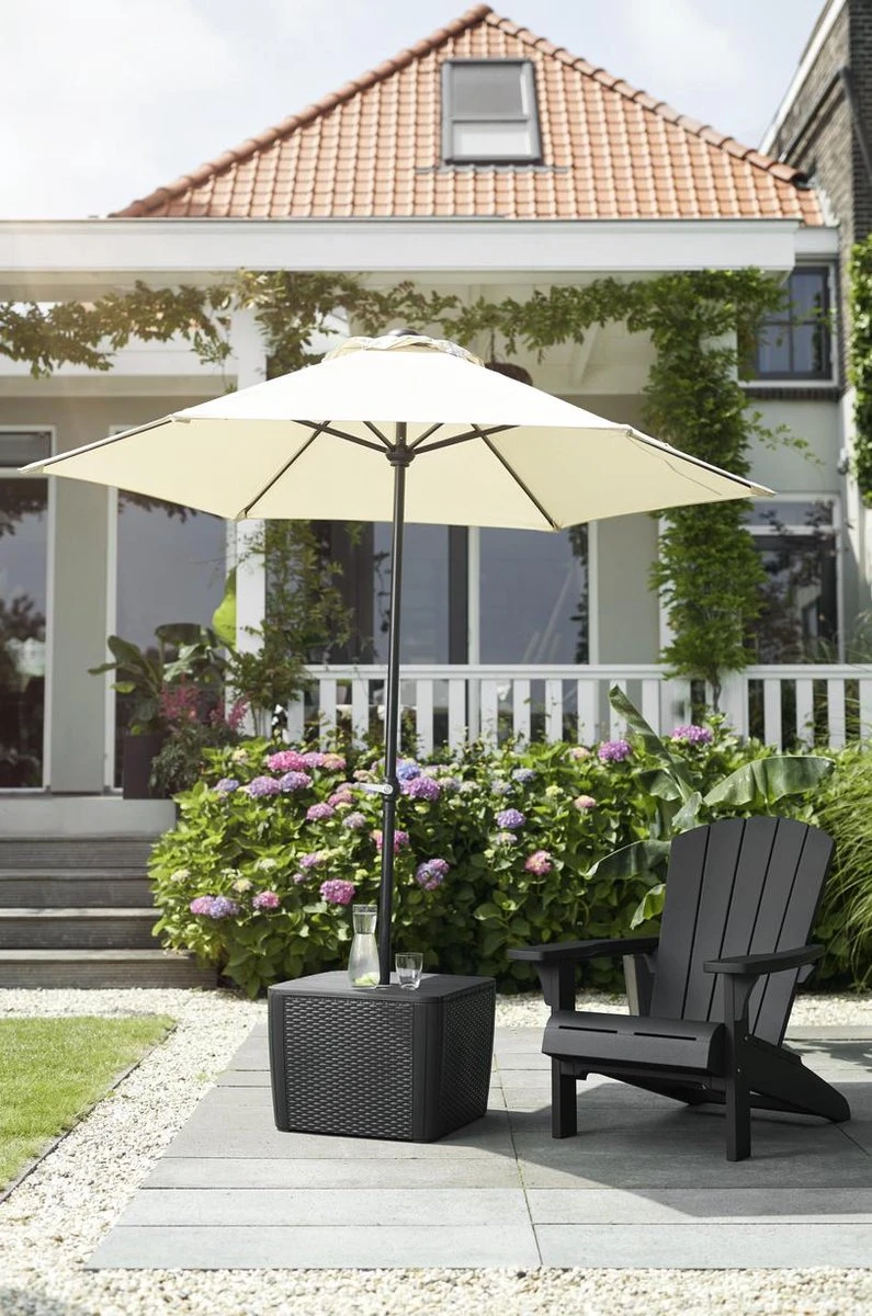 Keter Troy Adirondack Tuinstoel - 81x80x96,5cm - Grafiet 7 Keter Troy Adirondack Tuinstoel - 81x80x96,5cm - Grafiet - Afbeelding 5