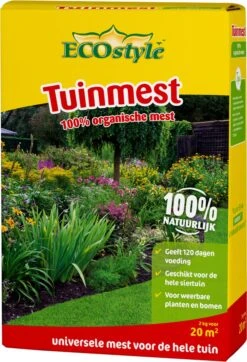 ECOstyle Tuinmest Organische Meststof - Border & Siertuin - Natuurlijke Meststof Gazon - 120 Dagen Voeding- 100 M² - 10 KG -Tuingereedschap Serie Winkel 818x1200 4