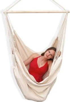 XXL 2 Persoons Hangstoel 185x130 - Zit Hangmat Met Spreidstok Tot 150 Kg - Binnen En Buiten -Tuingereedschap Serie Winkel 829x1200 2