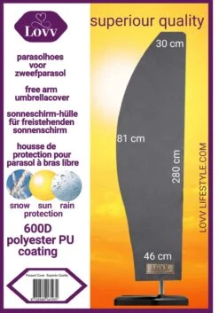 Parasolhoes Voor Zweefparasol–Waterdicht-met Rits En Stok-Superieure Kwaliteit-280cm X 81cm -Tuingereedschap Serie Winkel 839x1200 2